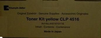 Triumph-Adler CLP4516 Toner Cartridge - Yellow Genuine (4451610116)