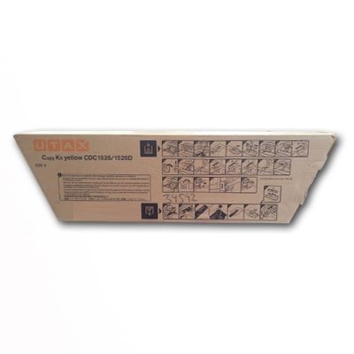 UTAX 652610016, Toner Cartridge- Yellow, CDC 1526- Genuine 