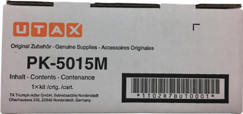 Utax 1T02R7BUT0, Toner Cartridge Magenta, P-C2650, P-C2655W- Original