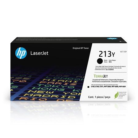 HP W2130Y, 213Y, Toner Cartridge Extra HC Black, Laserjet 5700, 6700, MFP5800, 6800- Original