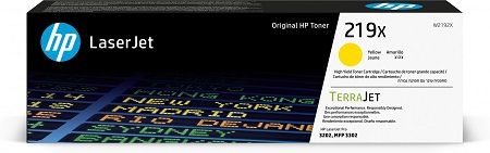 HP W2192X, 219X, Toner Cartridge HC Yellow, Colour LaserJet Pro 3202, 3302- Original