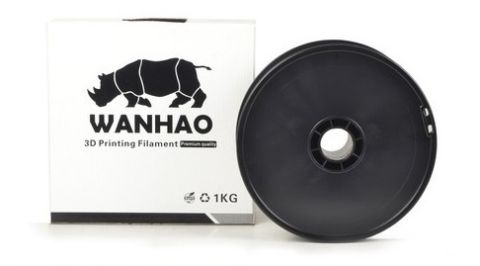 Wanhao 3D Filament PLA Black, 3mm, 1kg