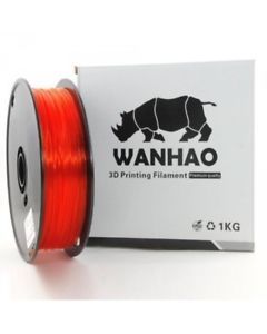 Wanhao 3D Filament PLA Translucent Orange, 3mm, 1kg