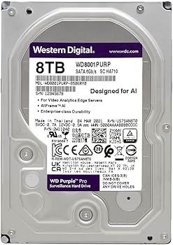 Western Digital WD8001PURP, Purple Pro HDD 8TB