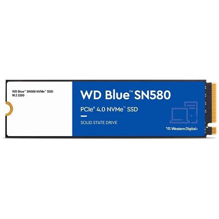 Western Digital WDS100T3B0E, Blue SN580 NVMe 1TB, Upto 4150MB/s, Internal Solid State Drive