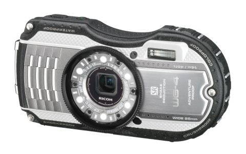 Ricoh WG-4, Waterproof Digital Camera- Silver