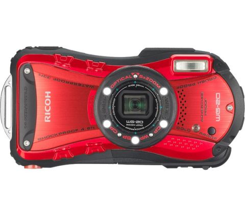 Ricoh WG-20 Digital Camera- Red (14 MP)