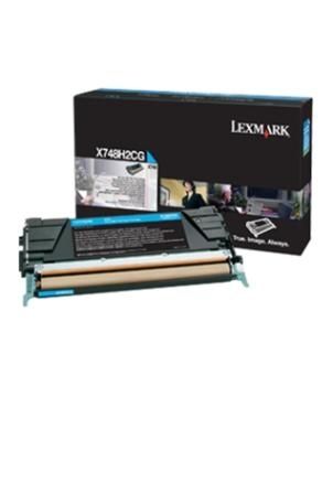 Lexmark X748H2CG, Toner Cartridge HC Cyan, X748- Original