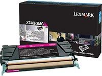 Lexmark X748H2MG, Toner Cartridge HC Magenta, X748- Original