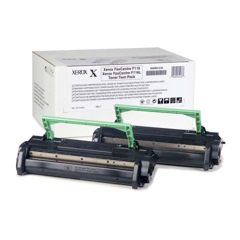 Xerox 006R01235 Toner Cartridge, FaxCentre 1012, F116 - Twin Pack Black