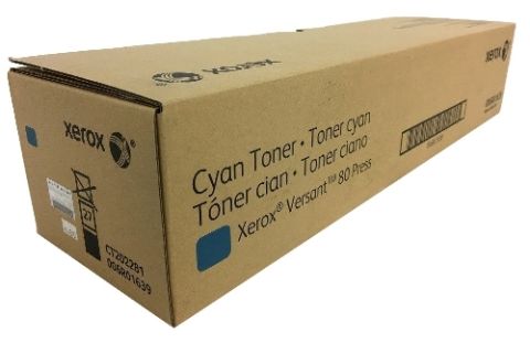 Xerox 006R01639, Metered Toner Cartridge Cyan, Versant 80 press- Original