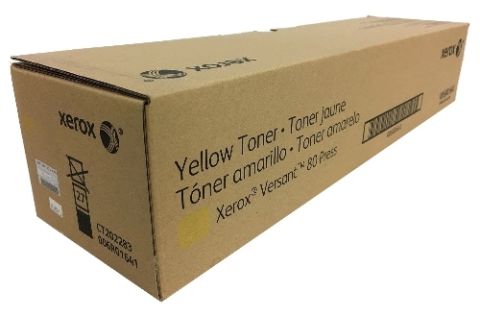 Xerox 006R01641, Metered Toner Cartridge Yellow, Versant 80 press- Original