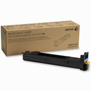 Xerox 106R01320 Toner Cartridge, WorkCentre 6400 - Cyan Genuine