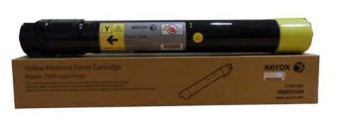 Xerox 106R01449, Metered Toner Yellow, Phaser 7500- Original