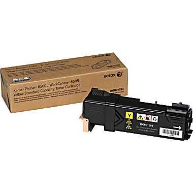 Xerox 106R01593, Toner Cartridge Yellow, Phaser 6500, WorkCentre 6505- Original