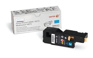 Xerox 106R01631, Toner Cartridge Cyan, Phaser 6000, 6010, WC6015- Original