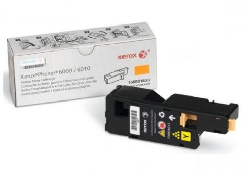 Xerox 106R01633, Toner Cartridge Yellow, Phaser 6000, 6010, WC6015- Original