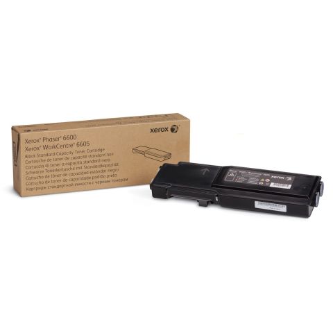 Xerox 106R02232, Toner Cartridge HC Black, Phaser 6600, WorkCentre 6605- Original