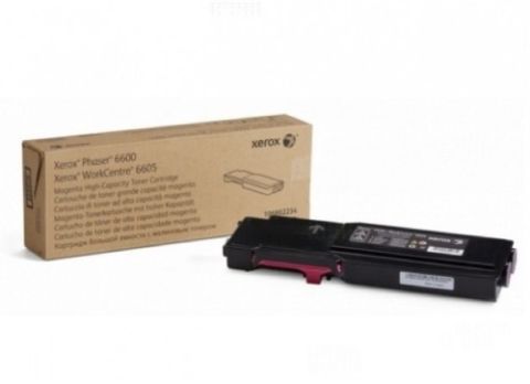 Xerox 106R02234, Toner Cartridge HC Magenta, Phaser 6600, WorkCentre 6605- Original