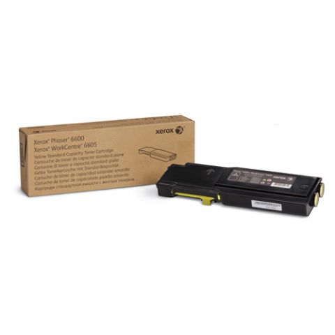 Xerox 106R02247, Toner Cartridge Yellow, Phaser 6600, WorkCentre 6605- Original