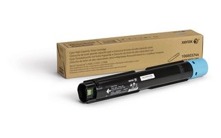 Xerox 106R03744, Toner Cartridge HC Cyan, VersaLink C7020, C7025, C7030- Original