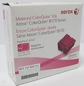 Xerox 108R00947, 4 Solid Ink Cartridge Metered Magenta, ColorQube 8570- Original