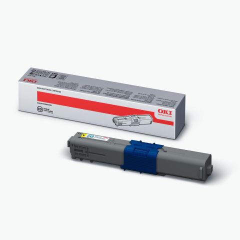 OKI 44469740, Toner Cartridge Yellow, ES5430, ES3451, ES5461- Genuine