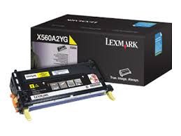 Lexmark 0X560A2YG, Toner Cartridge Yellow, X560dn, X560n- Genuine 